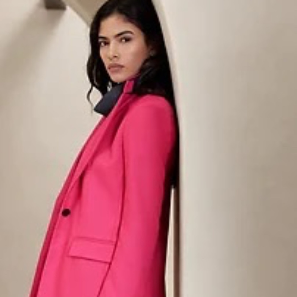 Petite Lido Wide-Leg Wool Pant Suit
